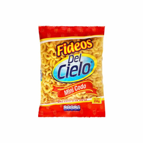 Fideos Mini Codo 250 gr Del Cielo - Imagen 1