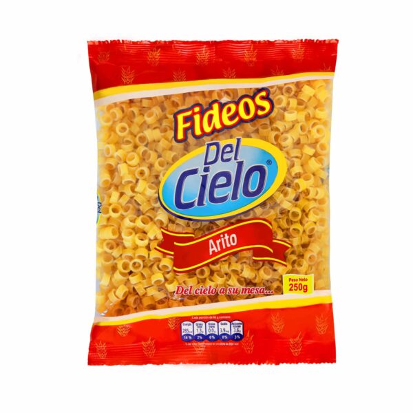 Fideos Arito 250 gr Del Cielo - Imagen 1