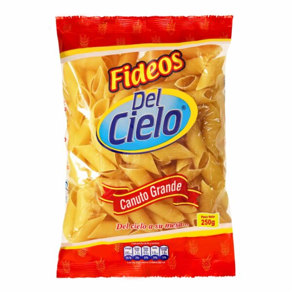 Fideos Canuto grande 250 gr Del Cielo - Imagen 1