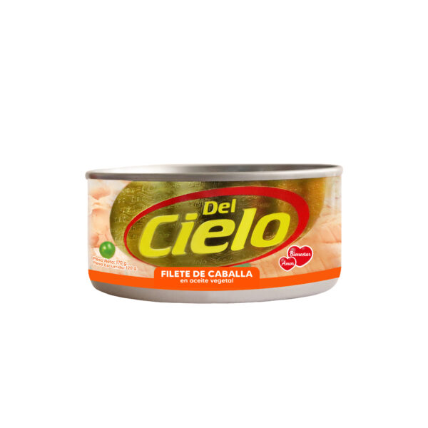 Filete de caballa lata 170 gr Del Cielo - Imagen 1