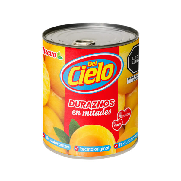 Durazno en mitades 820 gr Del Cielo - Imagen 1