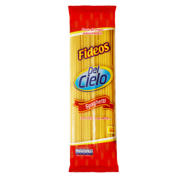 Fideos Spaguetti 500 gr Del Cielo - Imagen 1