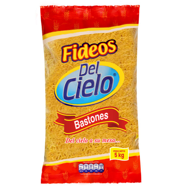 Fideo bastón granel bolsa de 5 kg Del Cielo - Imagen 1