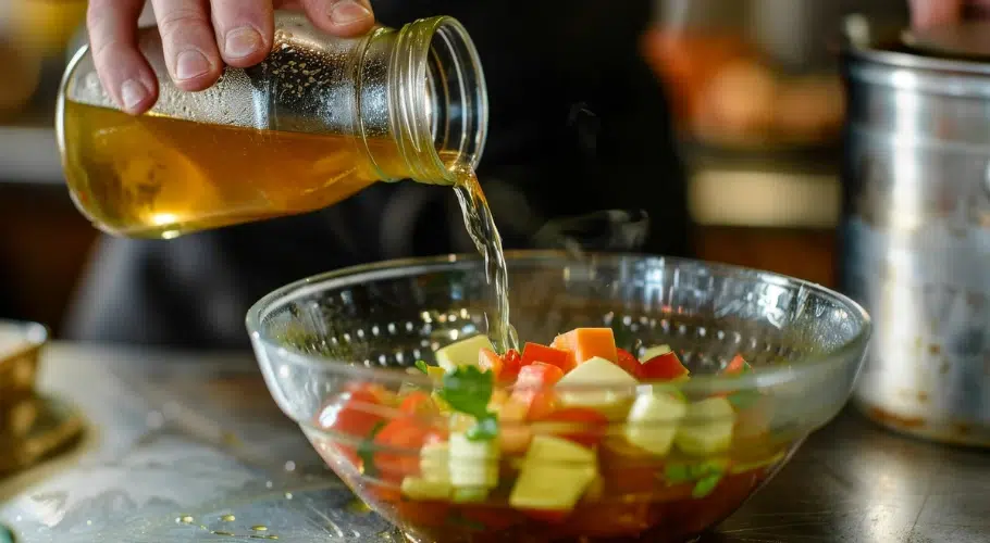 vinagreta de almibar